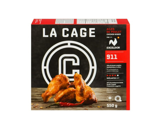 Ailes de poulet 911 La Cage - 550 g