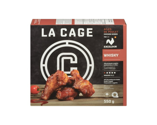 Ailes de poulet au whisky La Cage - 550 g