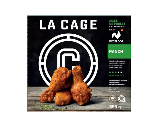 LA CAGE RANCH WINGS - FRENCH
