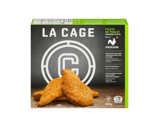 Filets de poulet La Cage - 550g
