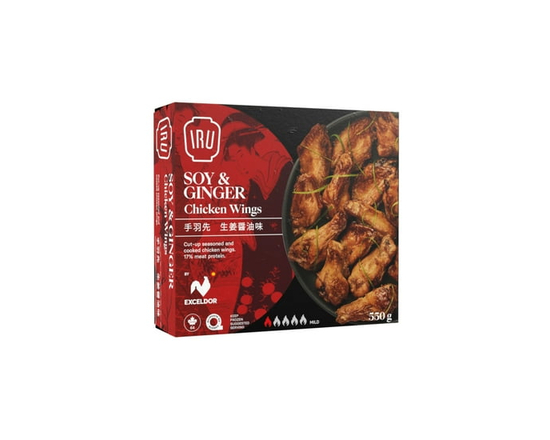 IRU - SOY & GINGER CHICKEN WINGS 550G - 550g