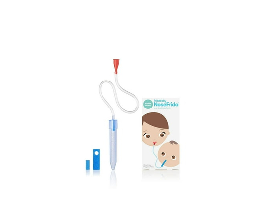 Frida Baby - Frida NoseFrida Snotsucker Nasal Aspirator, Self Suction Aspirator, Booger Sucker, Baby Aspirator (4 Hygiene Filters)