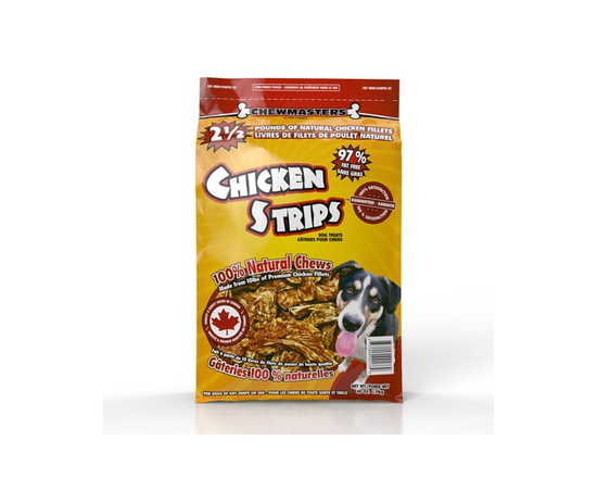 Chewmasters Lanières de Poulet Gâteries pour Chiens 40oz - 1.13 Kg