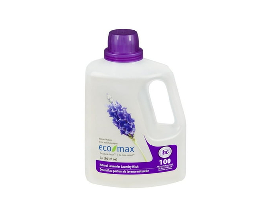 Eco-Max Natural Lavender Laundry Wash, 3 Litres, 100 Wash Loads - 3 L