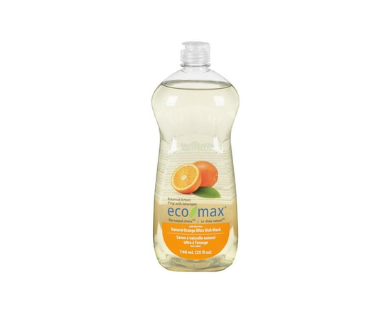 Eco-Max Natural Orange Ultra Dish Wash740ML - 740 mL