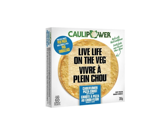 Caulipower Cauliflower Pizza Crust, Gluten Free, 2 Blank Canvas Crusts Per Pack, 312g - 310 g