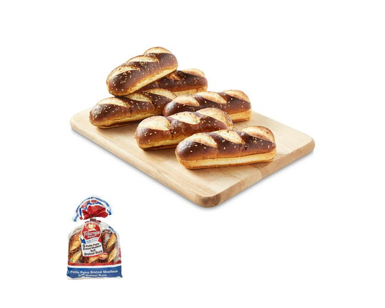 Petits pains bretzel moelleux La Fournée dorée