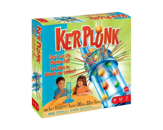 KerPlunk Kids Game, Easy-to-Learn Family Game for 2-4 Players - 3.50x10.60x10.50