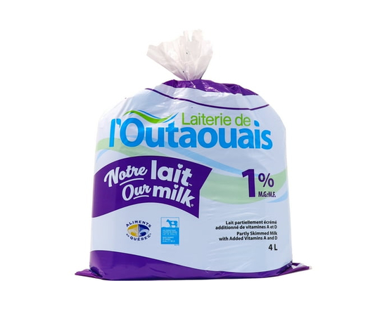 LAITERIE OUTAOUAIS LAIT 1% - 4 L