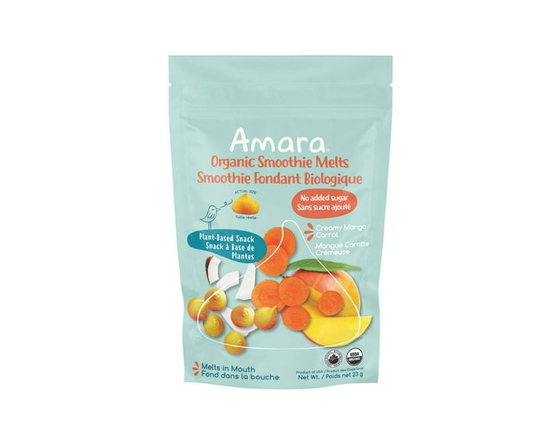 Amara Plant Based Yogurt Smoothie Melts, Mango Carrots - Various Sizes