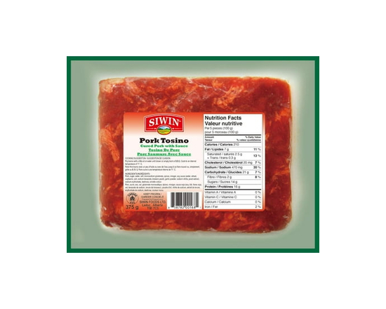 Siwin Frozen Pork Tocino with Traditional Filipino Taste