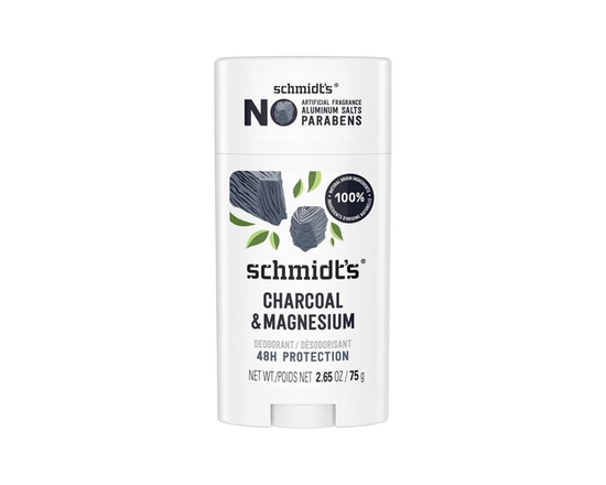 Schmidt's Natural Origin Deodorant Stick Charcoal & Magnesium, 75 g - 75 g