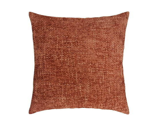 hometrends Rust Velvet Decorative Pillow - 18 in