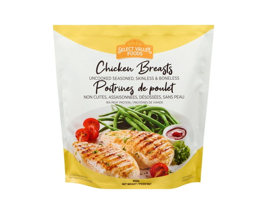 Select Valley IQF Chicken Breast - 800g
