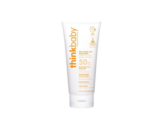 Thinkbaby Safe Sunscreen SPF 50+, 6oz - 6oz