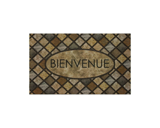 Mainstays Bienvenue Polyester Paillasson 18"x30" - 18X30
