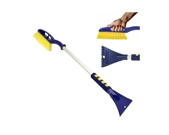 Michelin HD 35" Snow Brush with Ice Scraper, Compact Design for Easy Snow Removal - 35