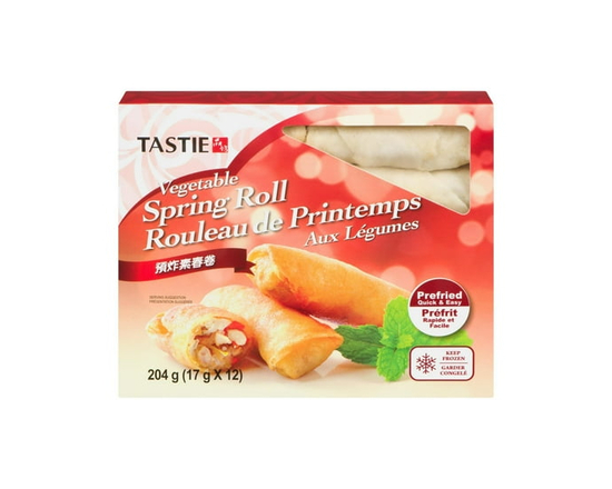 Tastie Vegetable Spring Roll 204 g - 204 g