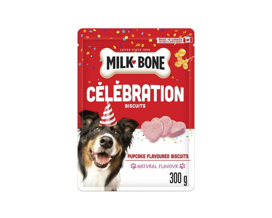 Milk-Bone Celebration Pupcake Flavoured Biscuits Dog Treat - 300g