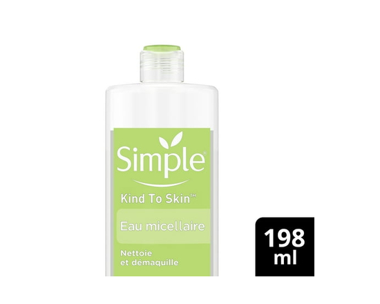 Simple Douce pour la Peau Eau Micellaire Nettoyante & Démaquillante - 198g