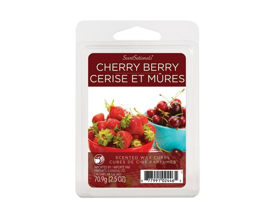 ScentSationals Scented Wax Cubes - Cherry Berry - 6 pieces