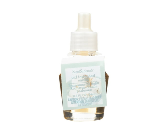 Scentsationals Fragrance Oil - Old Fashioned Vanilla - 0.8 Fl oz, 24 mL Refill