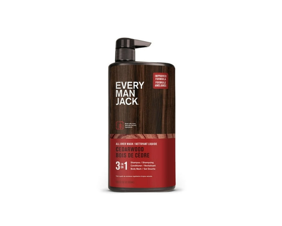 Every Man Jack 3in1 All Over Wash Cedarwood - 852 mL