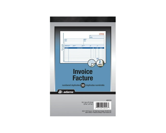 Invoice Book 2-Part