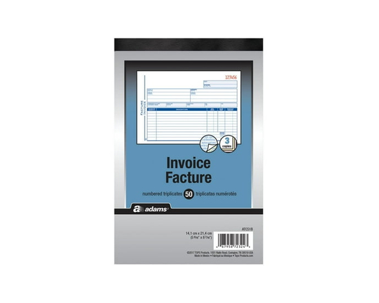 Invoice Book 3-Part