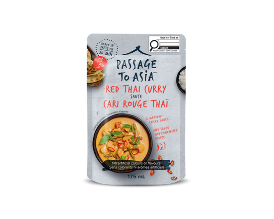 Passage Foods, Passage to Asia, Red Thai Curry Sauce, 175 ml - 175 G