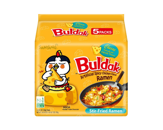 Samyang – Spicy Chicken Buldak Noodle (Cheese) - 140g x 5