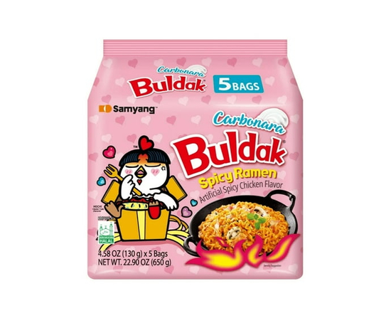 Samyang – Spicy Chicken Buldak Noodle (Carbo) - 130g x 5