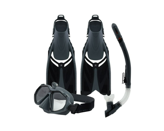 Body Glove Adult Voyager Snorkel Set Mask Snorkel Fins - Adult