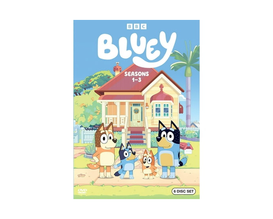 Bluey: Seasons 1-3 (2024) (DVD), Animation, Children, BBC , Warner Bros.