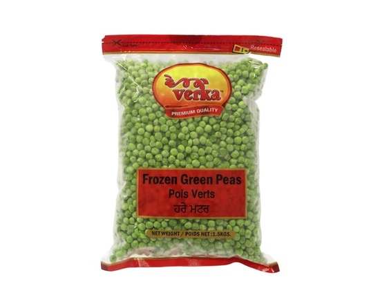 Verka Frozen Green Peas, 1.5 kgs - Regular
