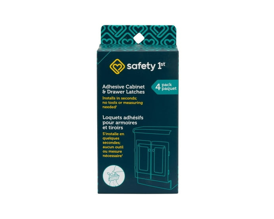 Safety 1st Loquets Adhésifs pour Armoires & Tiroirs