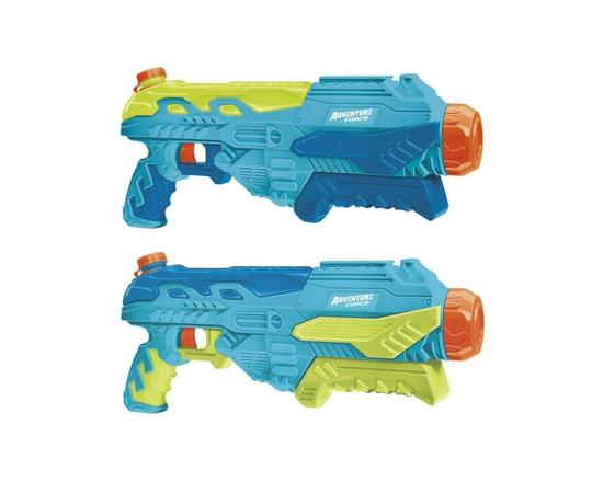 Adventure Force Hydro Arsenal 2-Pack Water Blasters, Power-Pump Action, Long-Range 10.6 m (35ft) Soaking, Perfect for kids' water battles and family o