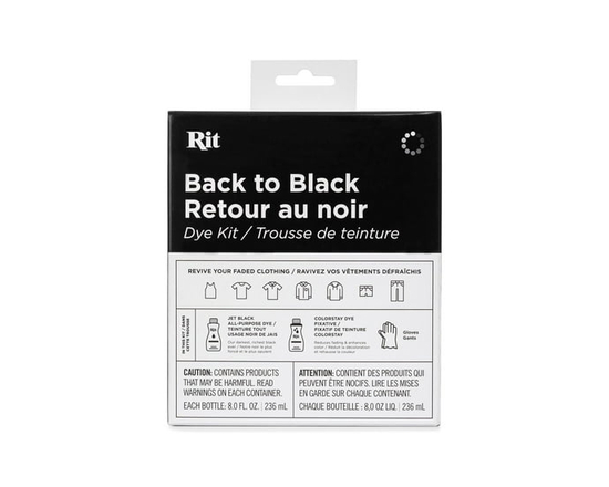 RIT Back to Black Dye Kit - 1.5 fl oz