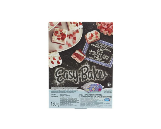 Easy-Bake Ultimate Oven Toy Refill Mix, Red Velvet and Strawberry Cakes Refill Mix