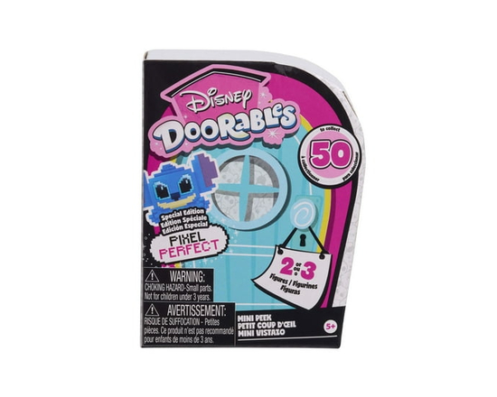 Collection de mini-figurines Pixel Perfect Disney Doorables, figurines surprises à collectionner de 3,8 cm de haut, jouets pour enfants de X ans et pl