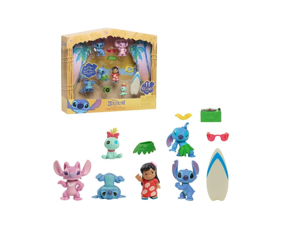 Coffret de figurines Stitch à collectionner
