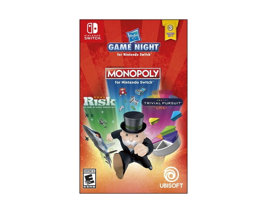 Hasbro Game Night (Monopoly, Risk, Trivial Pursuit) (Nintendo Switch)