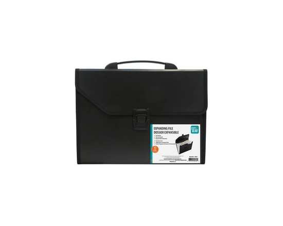 PEN+GEAR DOSSIER EXPANSIBLE À 13 POCHETTES MODE, NOIR