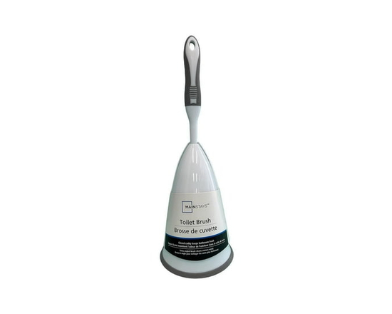 Mainstays Brosse et support de cuvette de toilette pour toilettes de salle de bain - 43,18 cm H. X 13,33 cm l.