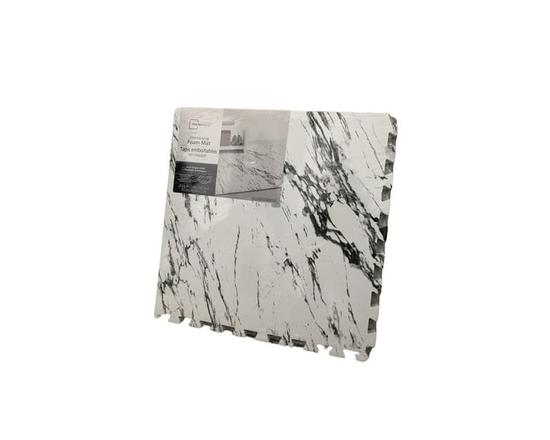 Mainstays Interlocking Foam Mat,100%EVA - 21.4*21.4*0.47 (Travertin)