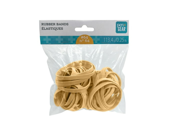 Pen+gear 1/4lb rubber bands #64 - One Size
