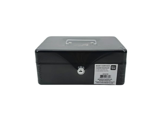 Pen+Gear Basic Cash Box Black