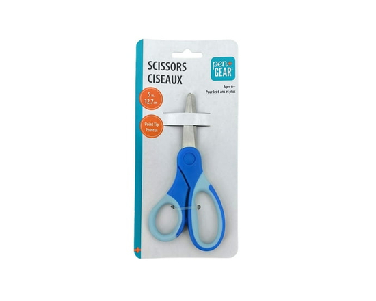 PEN+GEAR 5'' point tip Scissors blue
