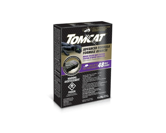 Tomcat Mouse Killer Bait Station Advanced Formula 4 Pack