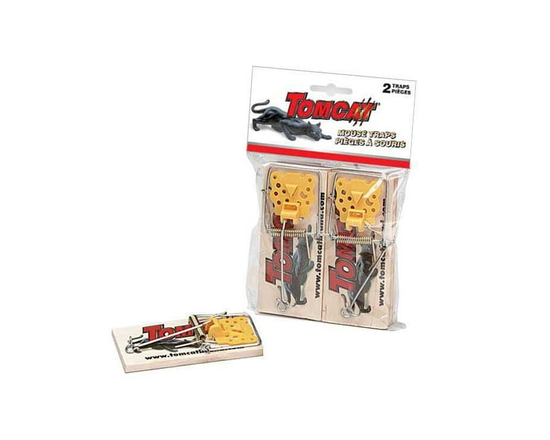 Tomcat Mouse Wood Traps 2-Pack